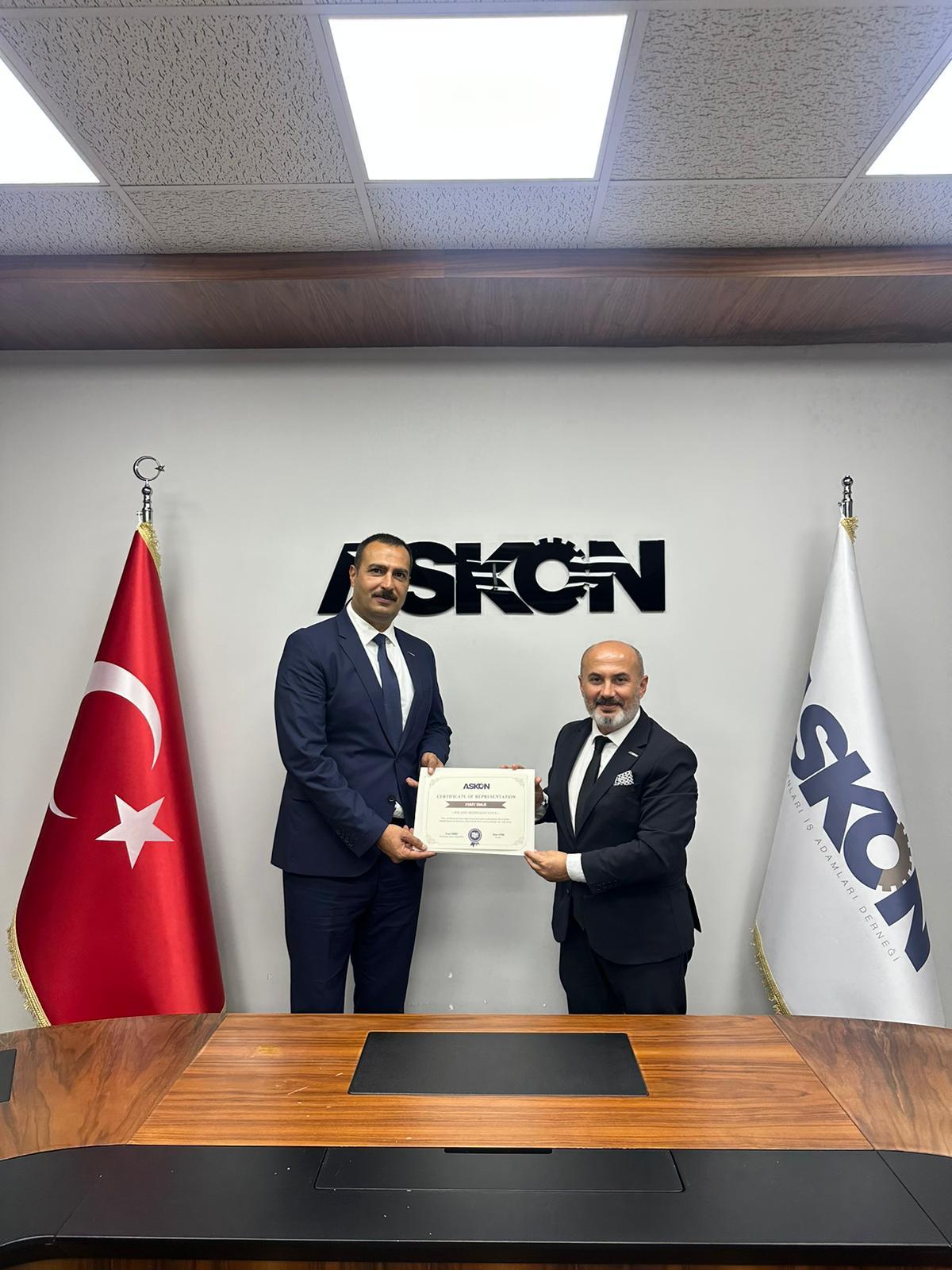 Ferit Ünlü, ASKON Polonya Başkanı Olarak Göreve Başladı